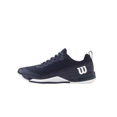 Wilson Tennis Shoes Rush Pro 4.5 Allcourt (Stability) 2025 navy blue Men's